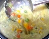 A picture of step 7 of Veggies Egg Drop Soup.