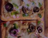 A picture of step 9 of Bread pizza (Without Oven) Very Simple and Delicious In Taste😋.