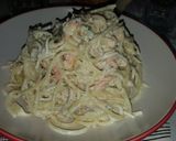 Foto del paso 4 de la receta Pasta con salmón y gulas