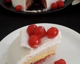 A picture of step 23 of Princess eggless cake.