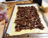 A picture of step 9 of French Onion Steak & Mushroom Tart.