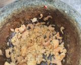 Gambar langkah 1 resipi Sawi Tumis Udang Kering.