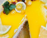 صورة لخطوة 5 من وصفة ليمون تشيز كيك🍋🍋🍋🍋🍋Lemon Cheesecake