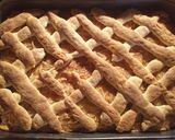 Almás rácsos pite recept fázis 6 fotója