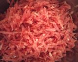 A picture of step 1 of Carrot Sandesh.