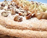Une image de l'étape 5 de Biscuits dacquoises à la crème de marrons.