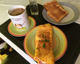 Foto del paso 8 de la receta: Omellete a la francesa jamón y 🧀 queso