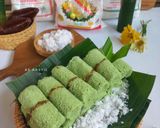 Foto langkah ke 8 dari resep Putu Bambu (Cetakan Daun Pisang).