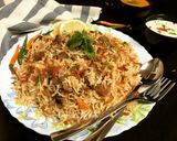 A picture of step 8 of Mutton Yakhni Pulao.