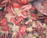 Foto del paso 5 de la receta: Spaguetti con Calabacines y Cherry a la Mantequilla con Panceta en Salsa de Hierbas Provenzales
