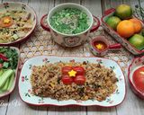 Hình bước làm 7 của món Bữa ăn đổi vị với mì xào và cơm chiên