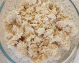 A picture of step 1 of My So Simple Peach Bread pudding. 😁.