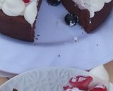 Foto del paso 9 de la receta: Torta De Chocolate Sin Harina Con Crema y Frutas Para Mamá ❤️
