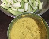 A picture of step 2 of Lentil Fritters in Ridge Gourd Curry.
