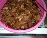 Foto langkah ke 3 dari resep Sate sapi sambal kecap😊😜.