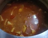 A picture of step 6 of Aloo tamatar.