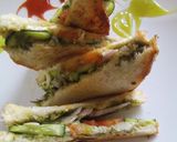 A picture of step 2 of Cheese grill sandwich.