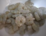 A picture of step 1 of Crispy prawns fry.