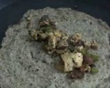 A picture of step 6 of Achari Paneer Cheela.
