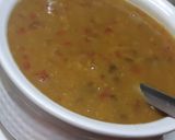 A picture of step 2 of Dal baatis in appe pan.
