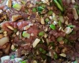 A picture of step 4 of Choy Sum Pork Patty and Rice.