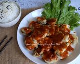 Foto langkah ke 4 dari resep Terong Krispi Saus Thai.