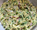 A picture of step 4 of Palak Pakoda.