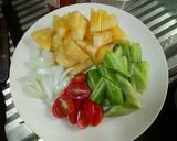 รูปขั้นตอนการทำที่ 1 ของ ผัดเปรี้ยวหวานเต้าหู้อ่อน