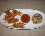A picture of step 8 of Fried Shrimp Wrapped in Rice Noodles.