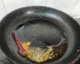 A picture of step 2 of Dal with Pumpkin and Drumsticks.