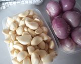 Foto langkah ke 1 dari resep Stok Bumbu Dasar Bawang & Bumbu Dasar Putih.