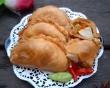 Foto langkah ke 14 dari resep Kulit Pastel Tanpa Telur Isi Makaroni Kentang Wortel Telur.