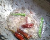 A picture of step 4 of Bread fruit masala curry kada chakka masala curry.