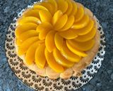 A picture of step 7 of Peach Charlotte with Syrup.