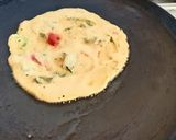 A picture of step 4 of Healthy Tasty Masaledar Vegetable High Protein Oats Chilla.