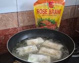 Foto langkah ke 3 dari resep Lumpia Ubi Ungu Keju Choco.