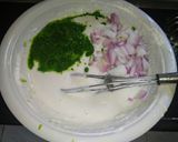 A picture of step 2 of Palak appe.