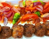 A picture of step 4 of Turkish kofta kabab.