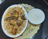 A picture of step 3 of Mutton polaw.