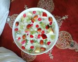 A picture of step 5 of Falahari Fruit Raita.