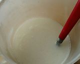 A picture of step 1 of Vickys Cinnamon Roll Pancakes, GF DF EF SF NF.