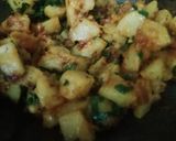 A picture of step 5 of Potato Bhurji.