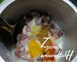 A picture of step 2 of Hyderabadi Aloo Gosht Khorma.