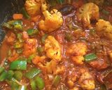 A picture of step 7 of Vegetable Pulao.