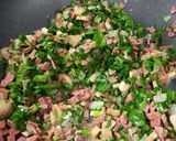 Foto langkah ke 6 dari resep Spinach quiche with smoke beef.
