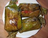 Foto langkah ke 12 dari resep Nasi Bakar Cumi Asin.