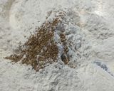 A picture of step 1 of Potato pattice.