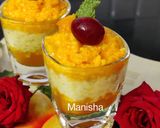A picture of step 14 of Mango Kalakand Shots.