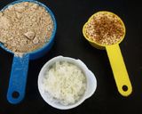A picture of step 1 of Sprouted Ragi flour Dosa.