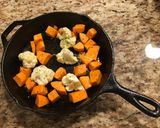 A picture of step 4 of Veggie Quinoa Bowl w/ Spiced Chickpeas.
